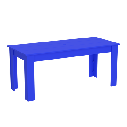 Modern Outdoor Dining Table 72"Wx32"Dx31"H