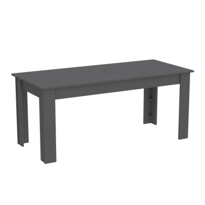 Modern Outdoor Dining Table 72"Wx32"Dx31"H