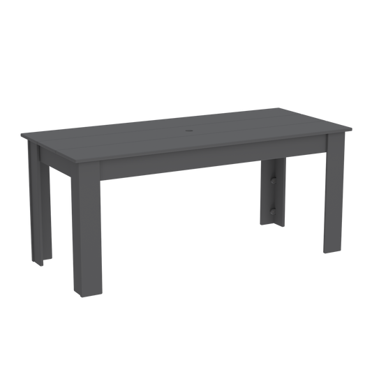 Modern Outdoor Dining Table 72"Wx32"Dx31"H