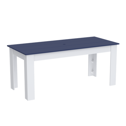 Modern Outdoor Dining Table 72"Wx32"Dx31"H