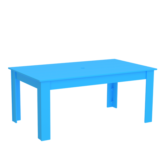 Modern Outdoor Dining Table 96"Wx42"Dx31"H