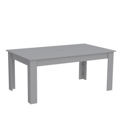 Modern Outdoor Dining Table 72"Wx42"Dx31"H