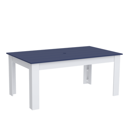 Modern Outdoor Dining Table 72"Wx42"Dx31"H