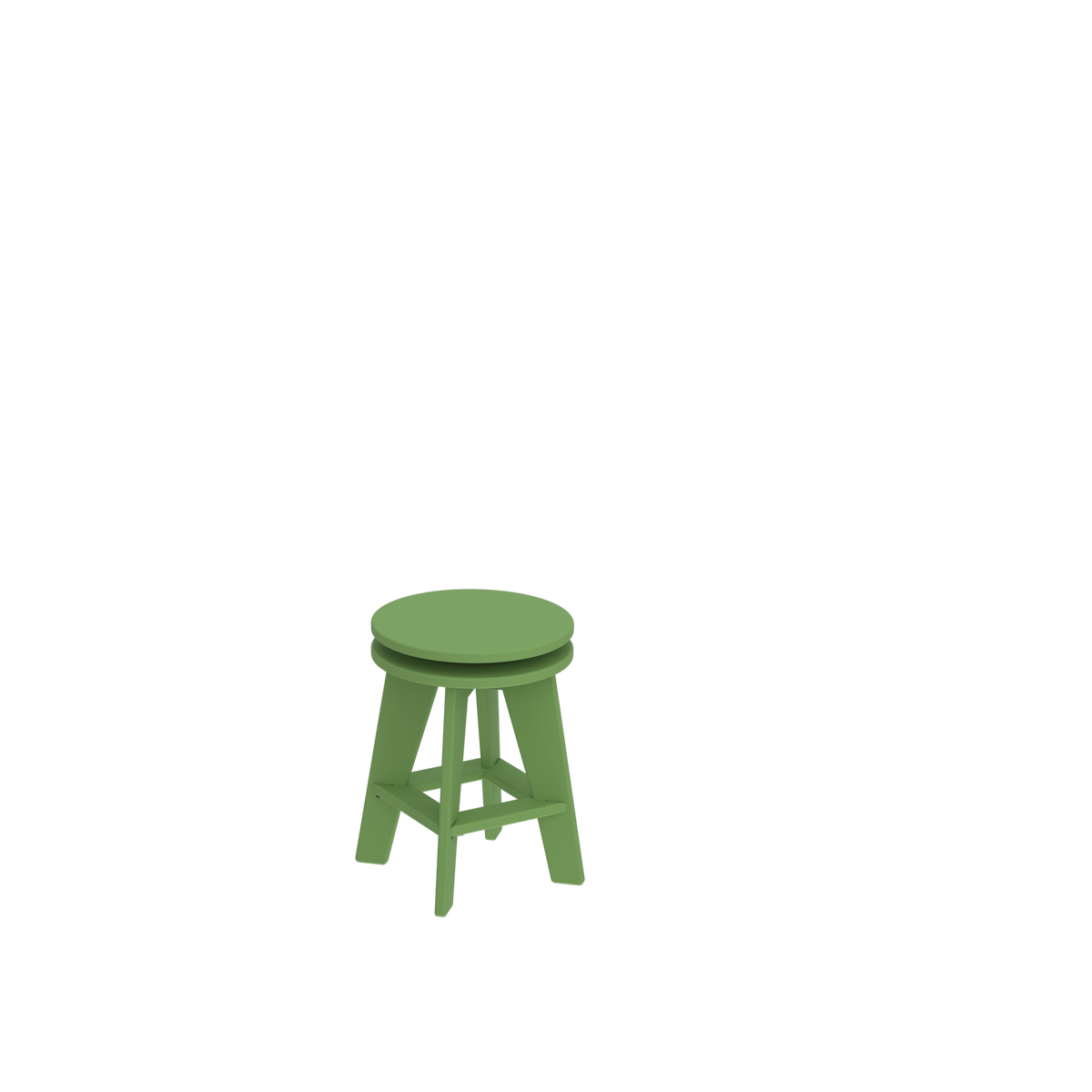 Modern Outdoor Dining Stool 18"