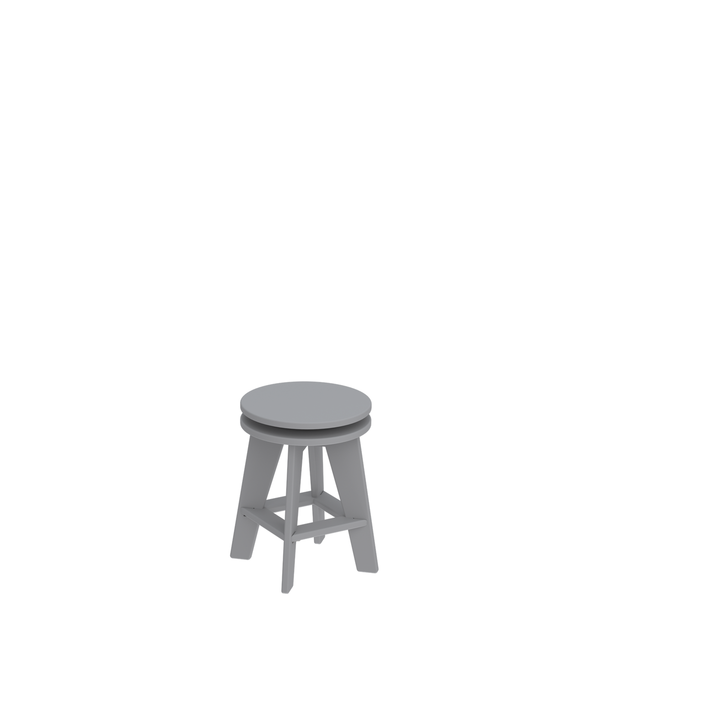 Modern Outdoor Dining Stool 18"