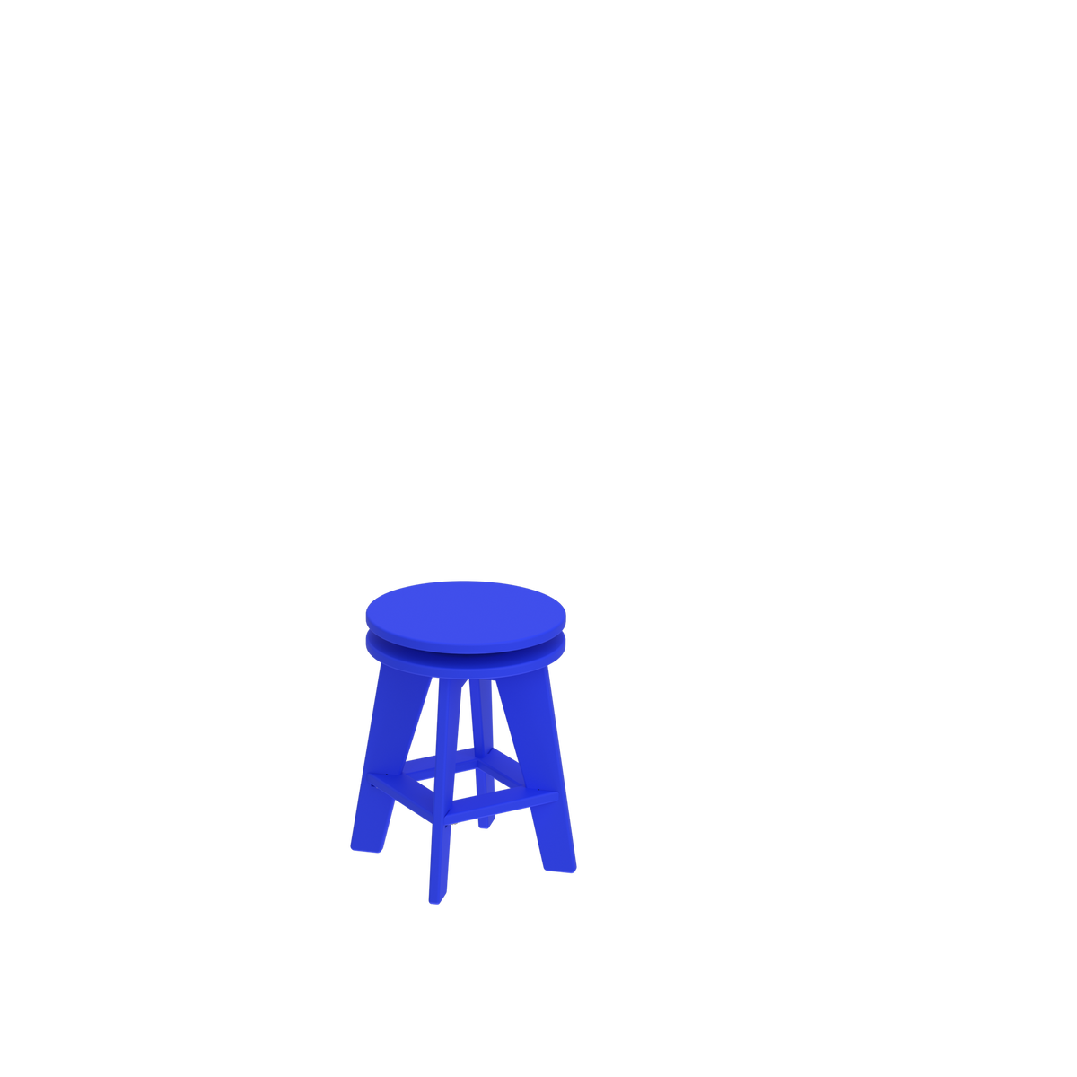 Modern Outdoor Dining Stool 18"
