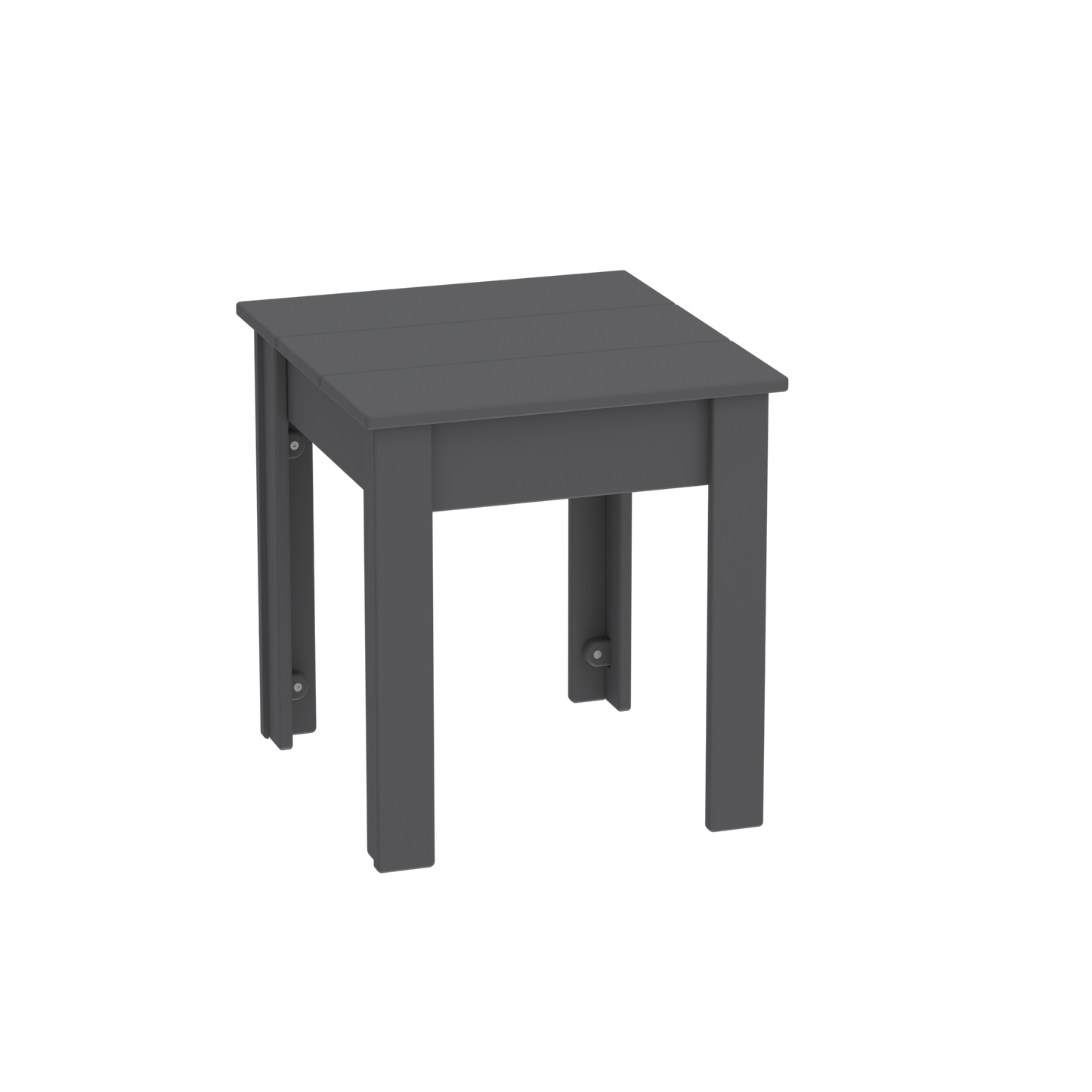 Modern Outdoor End Table 22"Wx24"Dx24"H