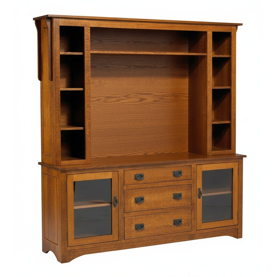 Mission  72" HDTV Stand w/Hutch
