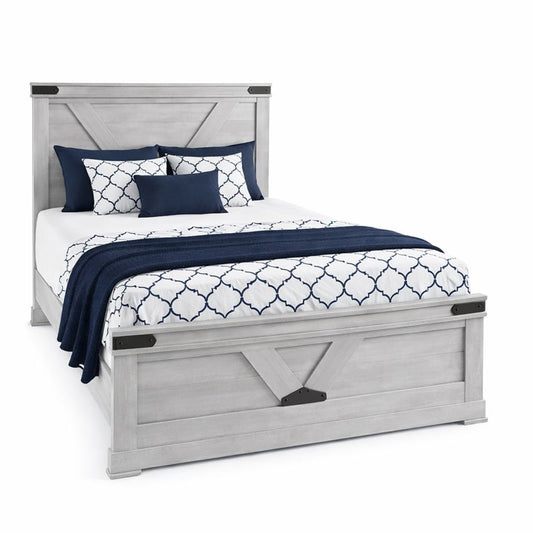 Flat Iron Queen Panel Bed