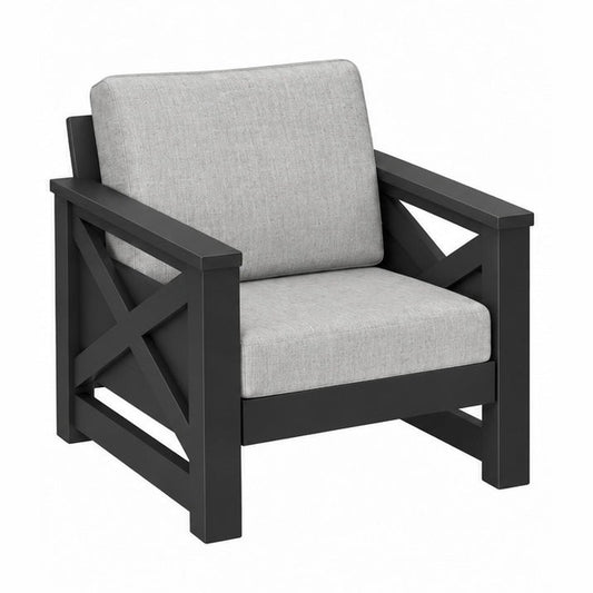Modern Outdoor X Arm Chair