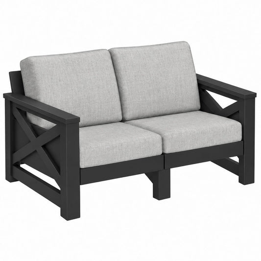 Modern Outdoor X Loveseat