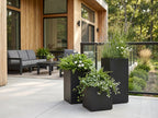 Modern Outdoor Square Planter Box 18"H