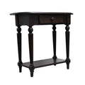 Country Lane Oval Hall Table w/Drawer & Shelf
