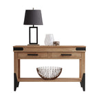 Flat Iron  Hall Table w/Drawer(s) & shelf