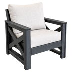 Modern Outdoor X Arm Chair