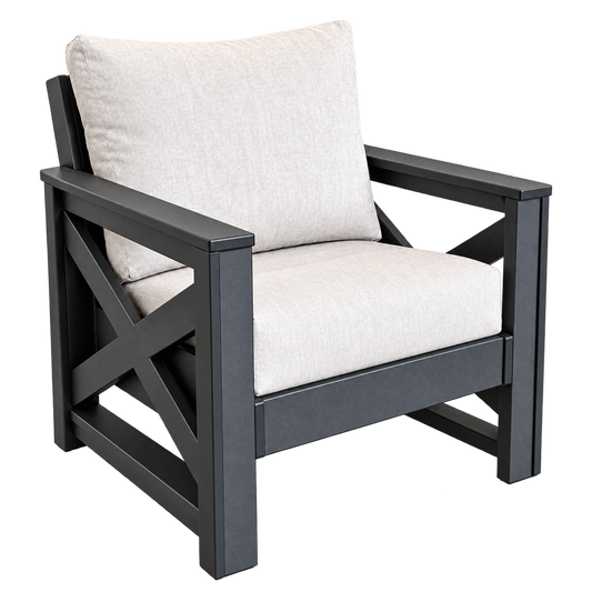Modern Outdoor X Arm Chair