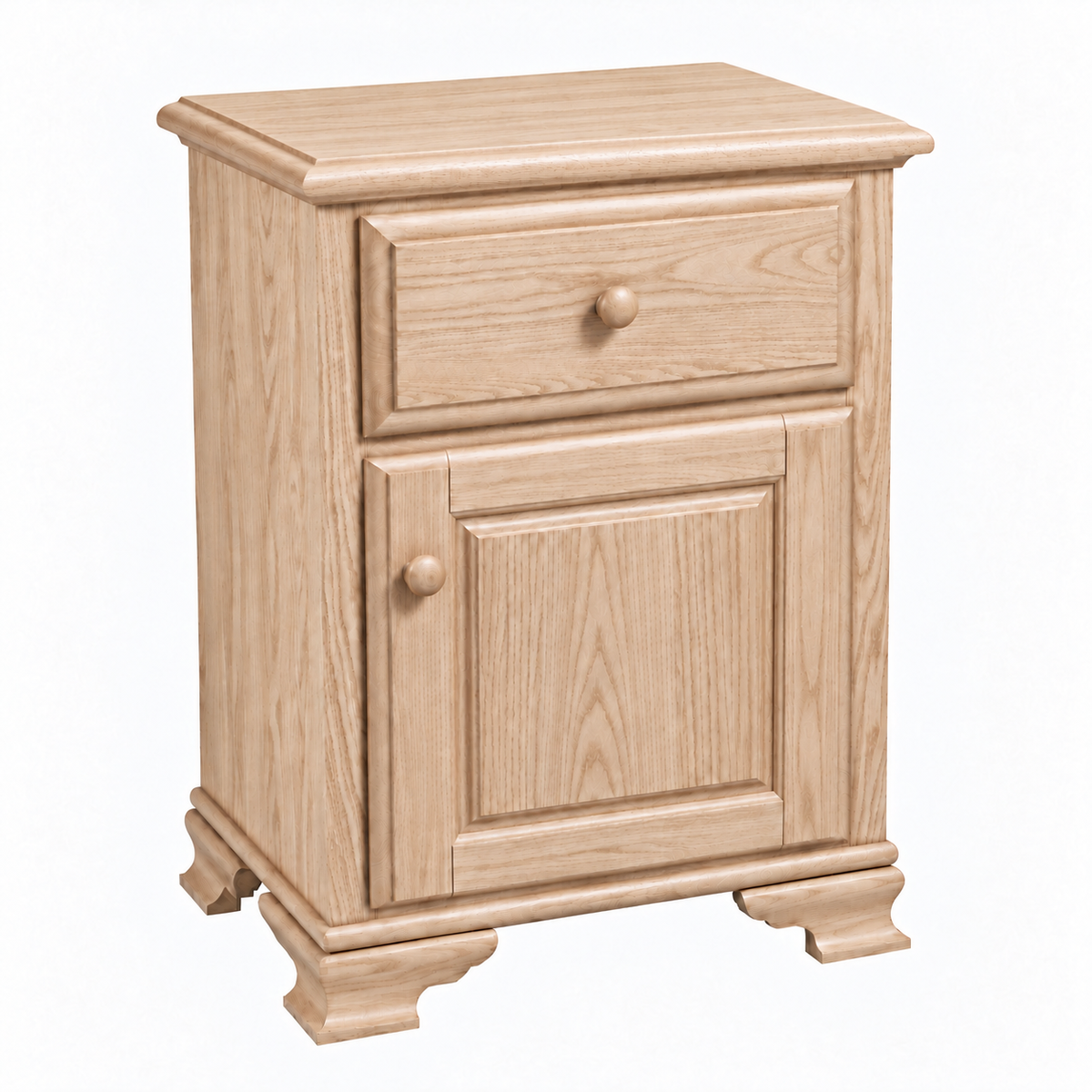 Country Lane  1 Drawer, 1 Door Nightstand 20"W
