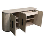 Groft sideboard 18" x 60" x 32" 3 door 1 interior  drawer
