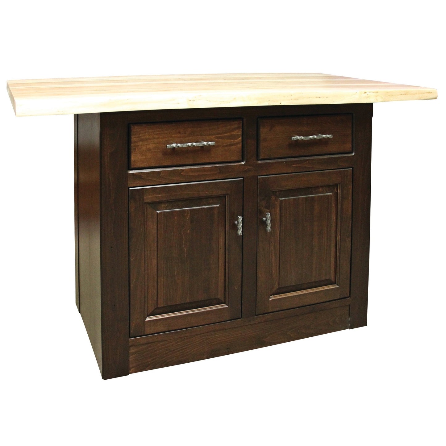 Live Edge  Island w/ Drawers 57"W