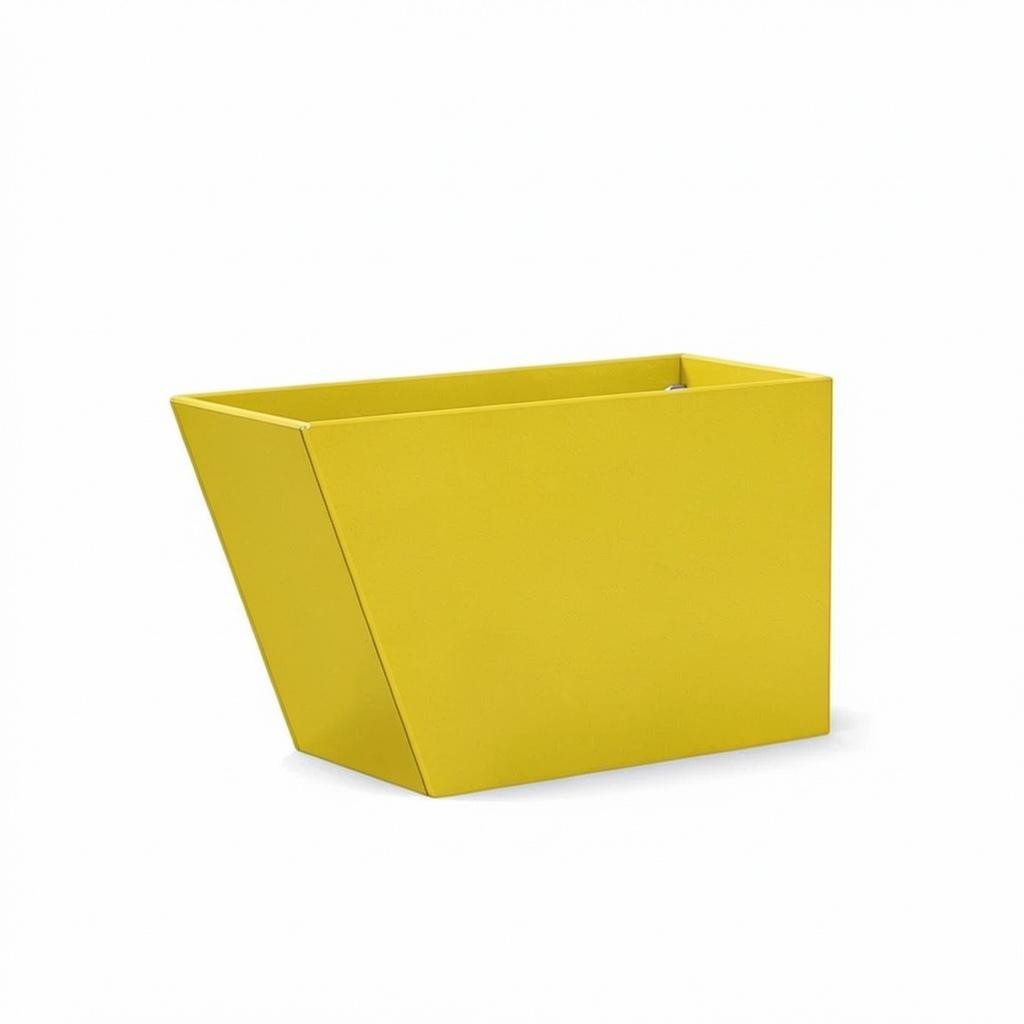 Modern Outdoor Jut Planter Box 18"H