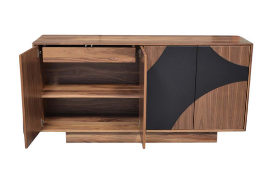 Koblenz sideboard 18" x 60" x 36" 4 door 2 interior drawers