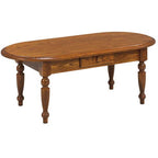 Country Lane Oval Coffee Table w/2 Drawers