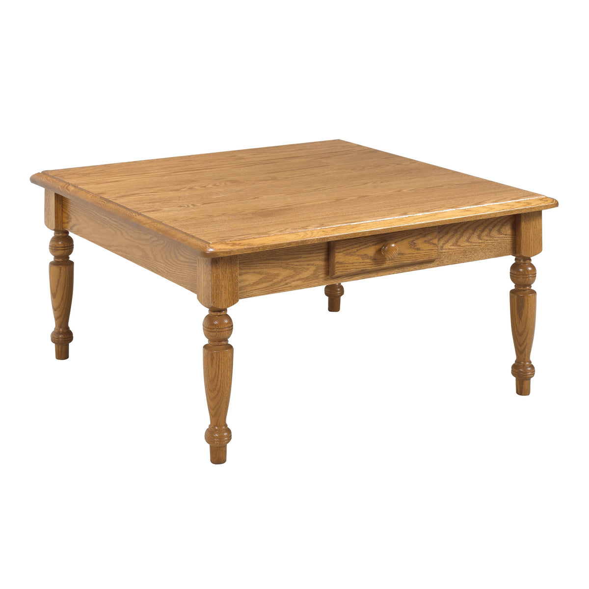Country Lane Round Coffee Table w/2 Drawers