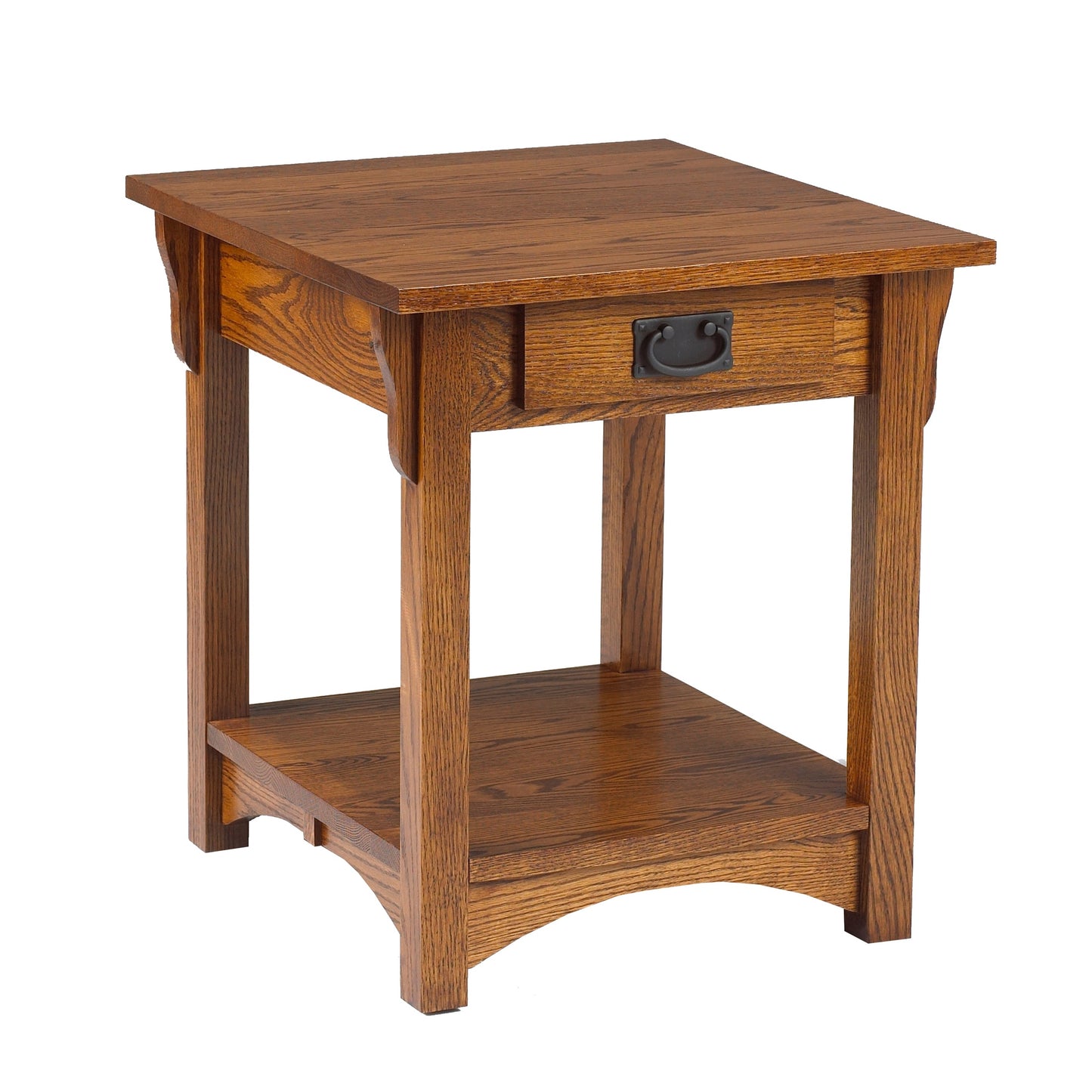Mission  End Table w/1 Drawer & Shelf