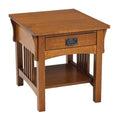 Mission Spindle 1/Drawer End Table