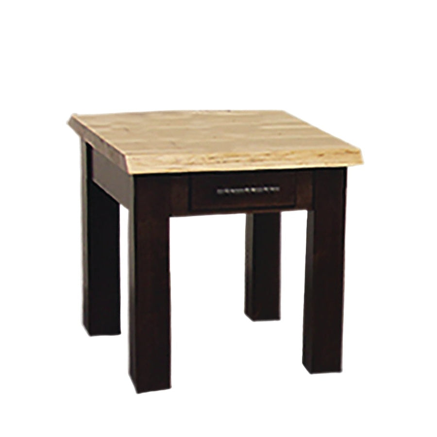 Live Edge  End Table w/1 Drawer