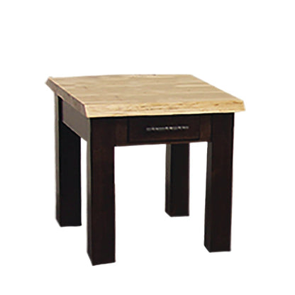 Live Edge  End Table w/1 Drawer