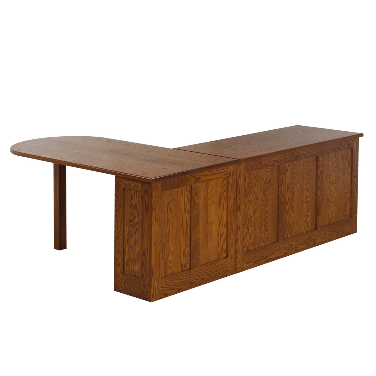 Montana  L-Shape Desk 53-3/4"Wx24"Dx30"H & 64"Wx30"Dx30"H