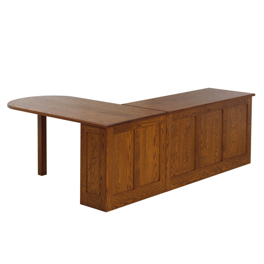 Montana  L-Shape Desk 53-3/4"Wx24"Dx30"H & 64"Wx30"Dx30"H