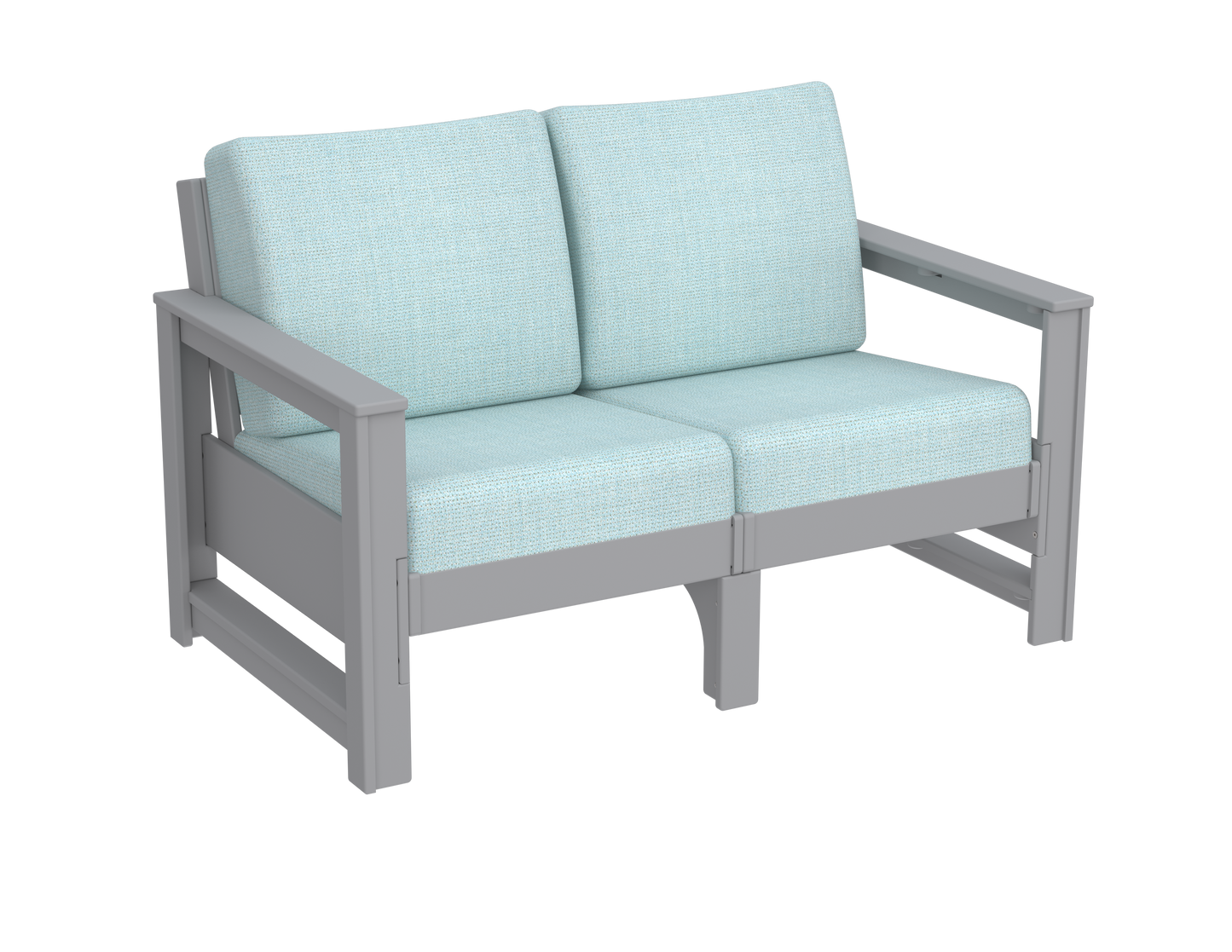 Modern Outdoor Loveseat