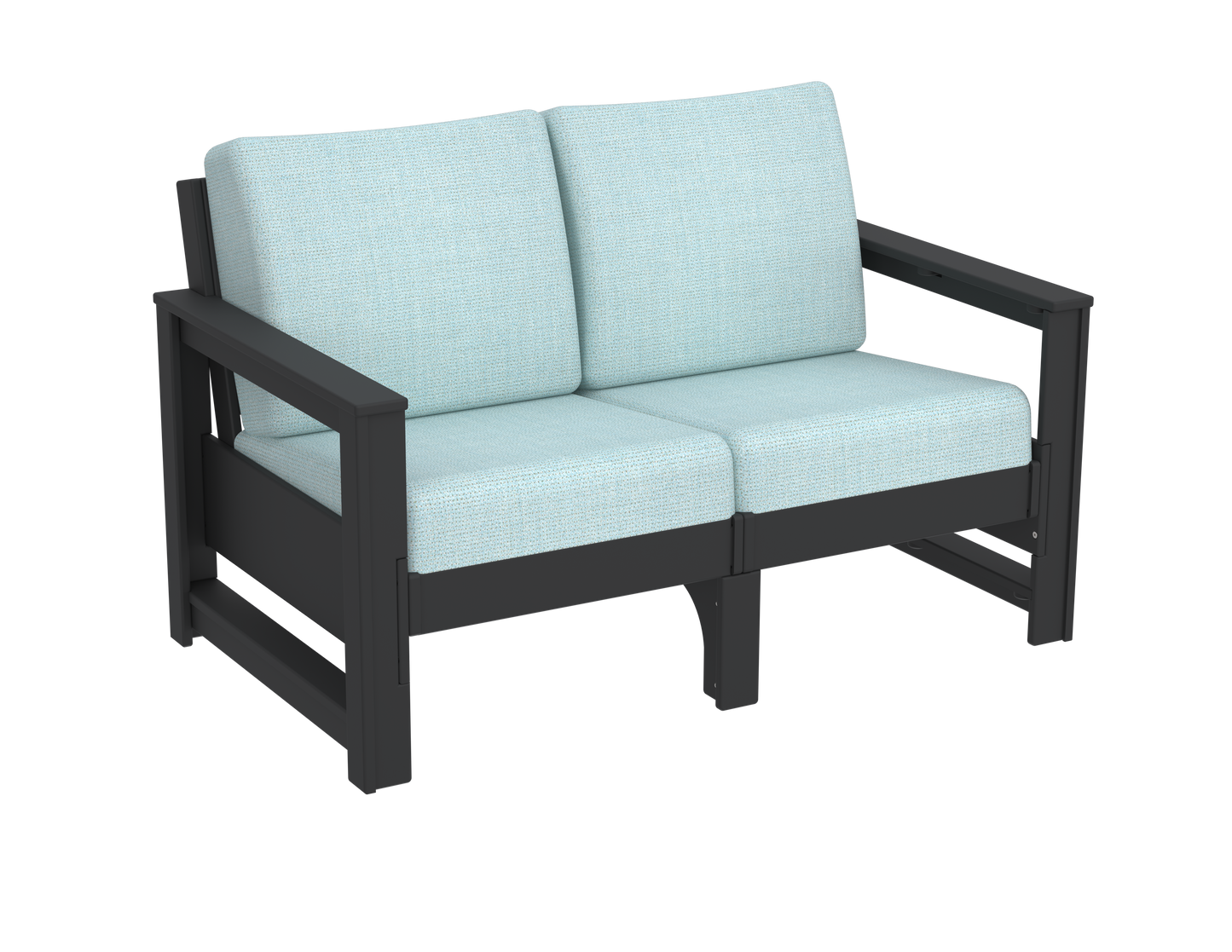 Modern Outdoor Loveseat