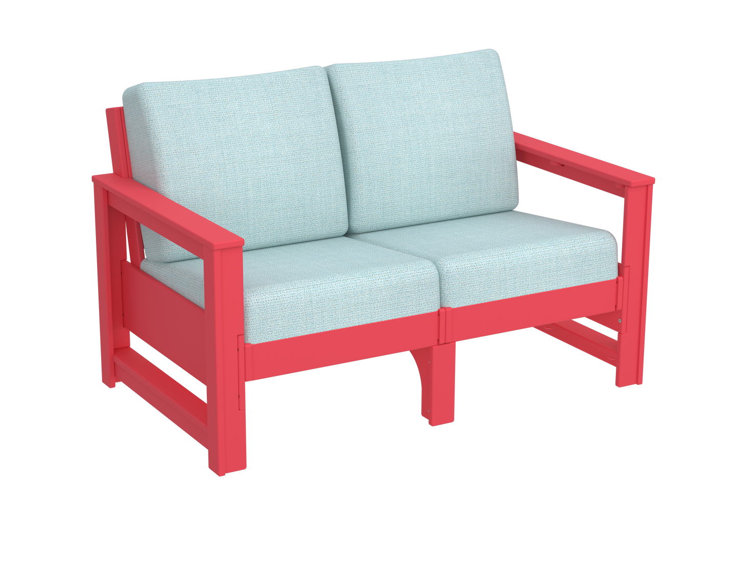 Modern Outdoor Loveseat