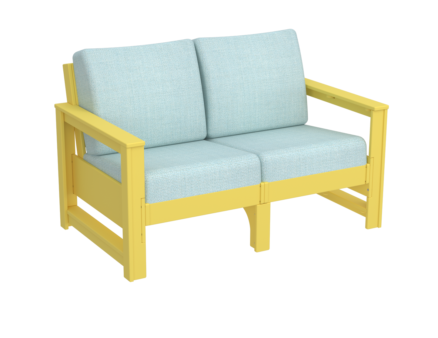 Modern Outdoor Loveseat