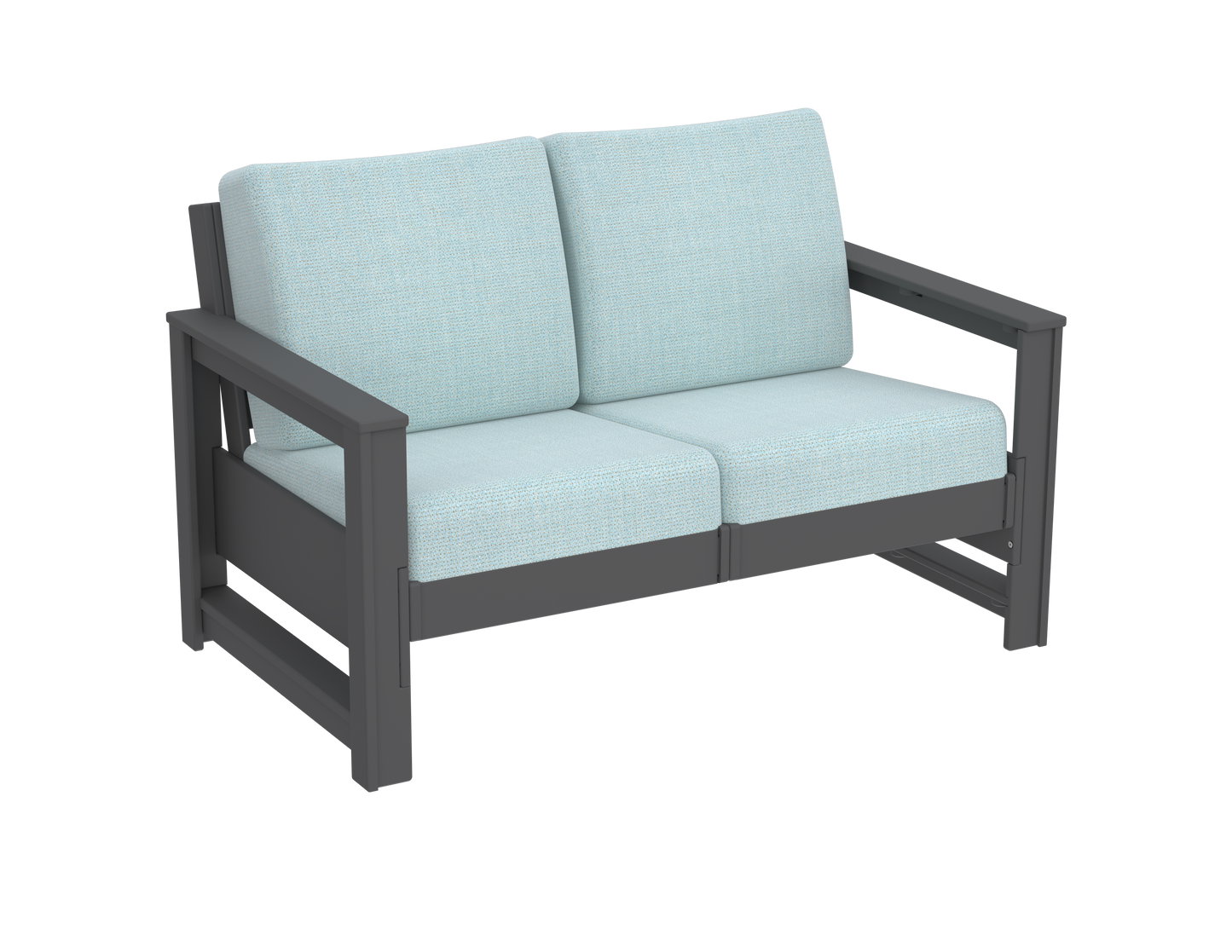 Modern Outdoor Loveseat