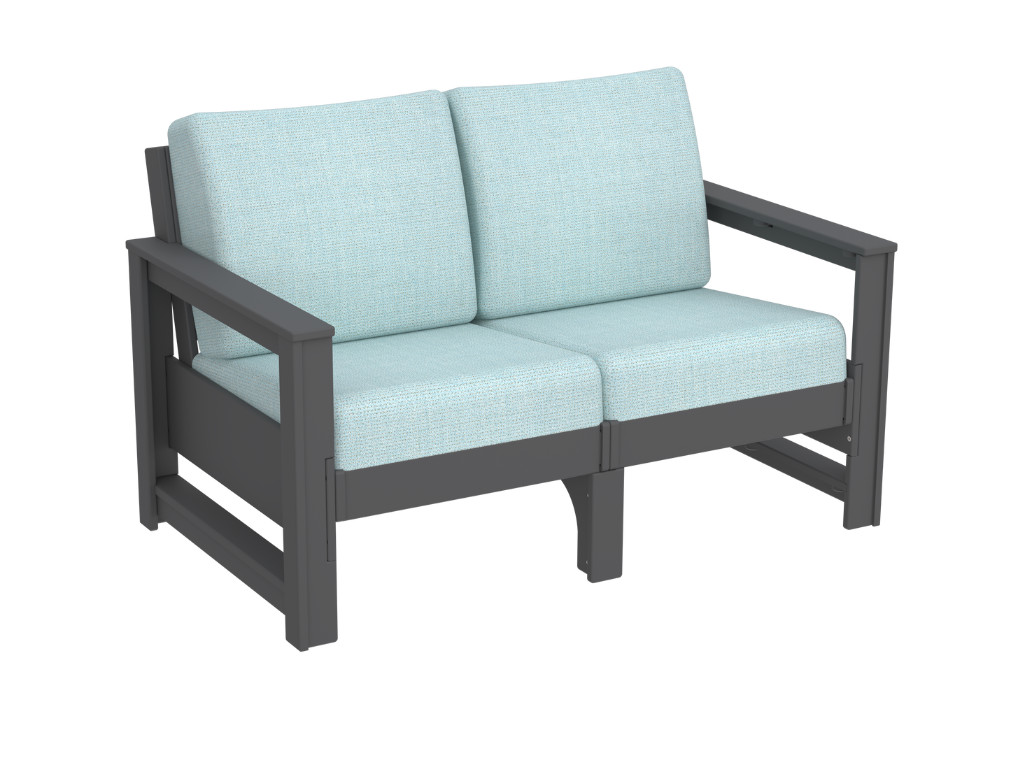 Modern Outdoor Loveseat