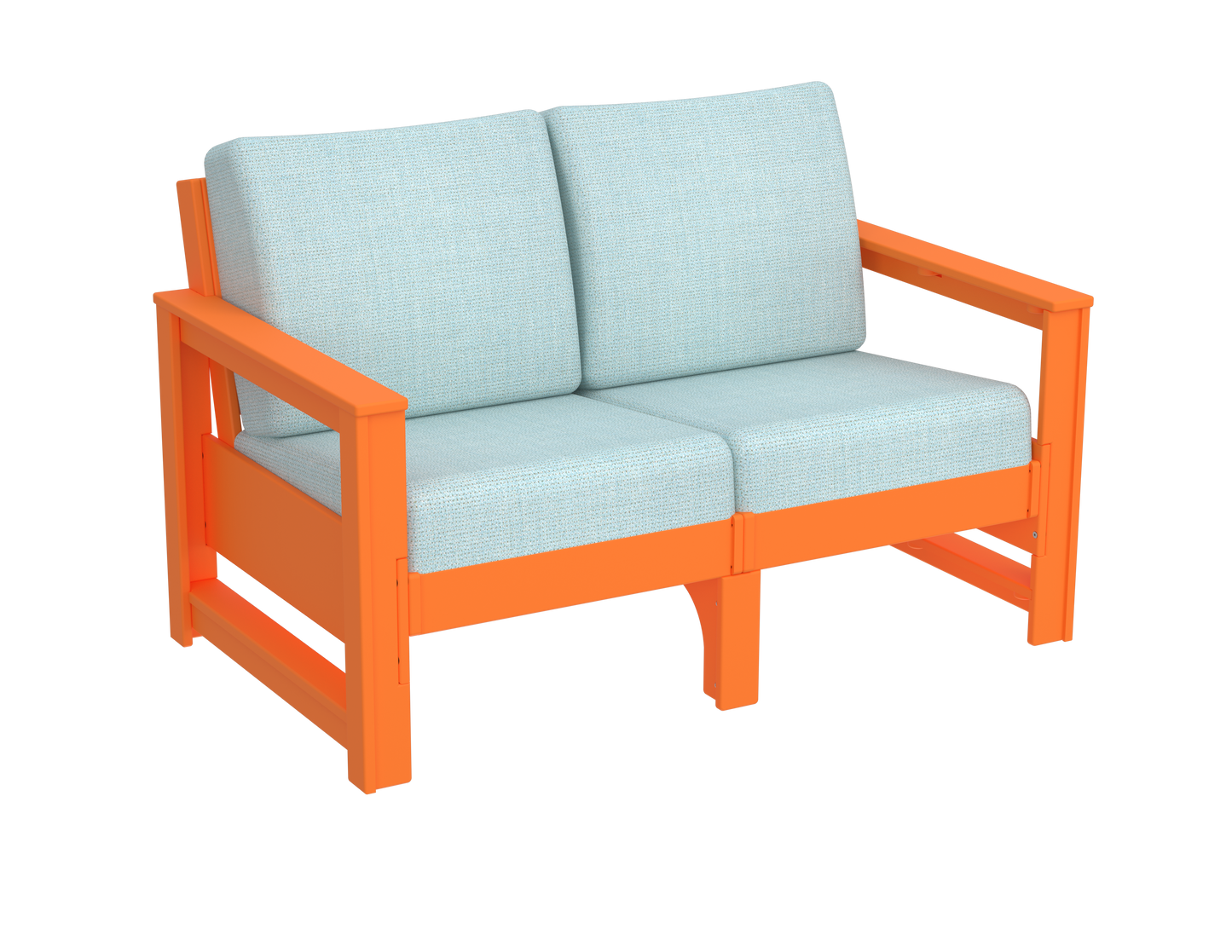 Modern Outdoor Loveseat