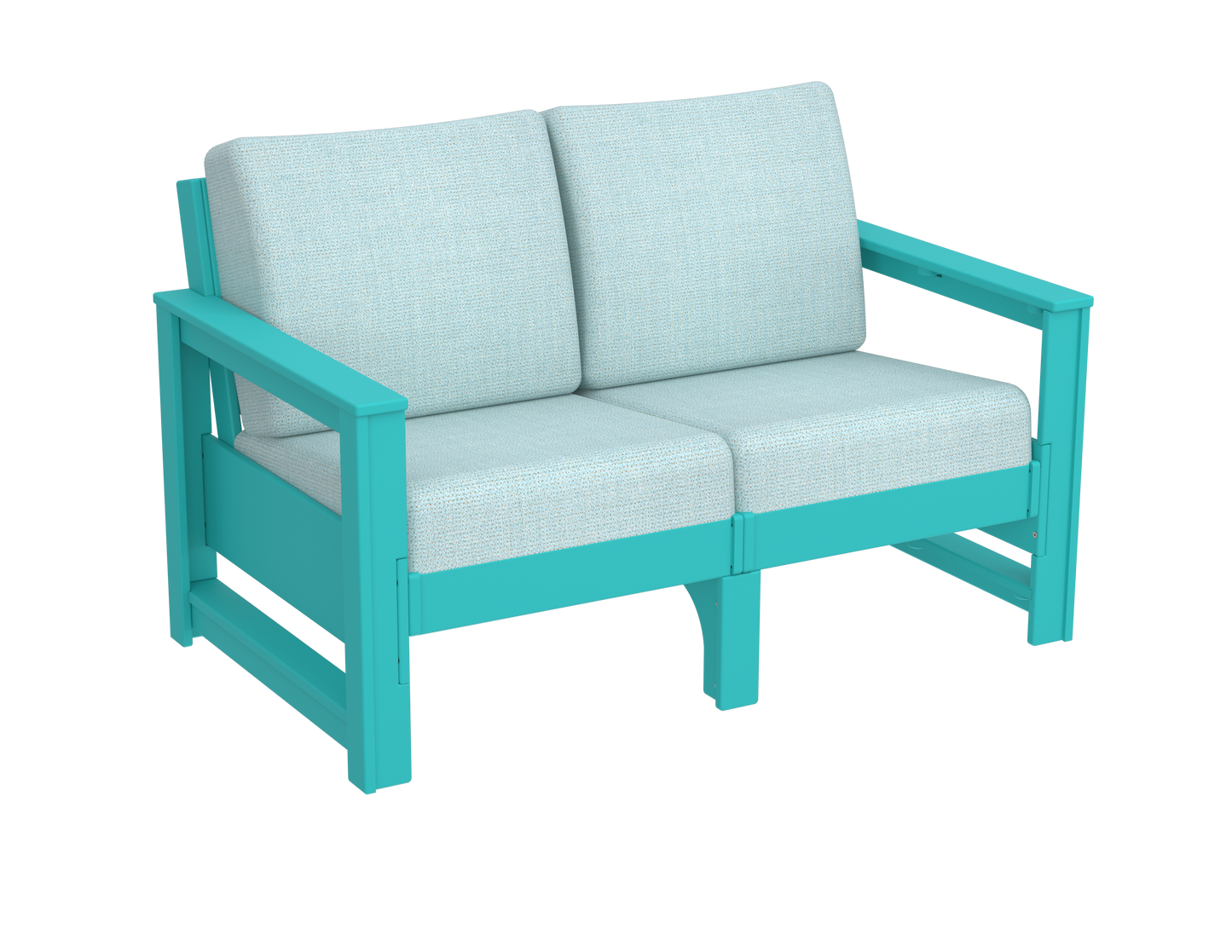 Modern Outdoor Loveseat