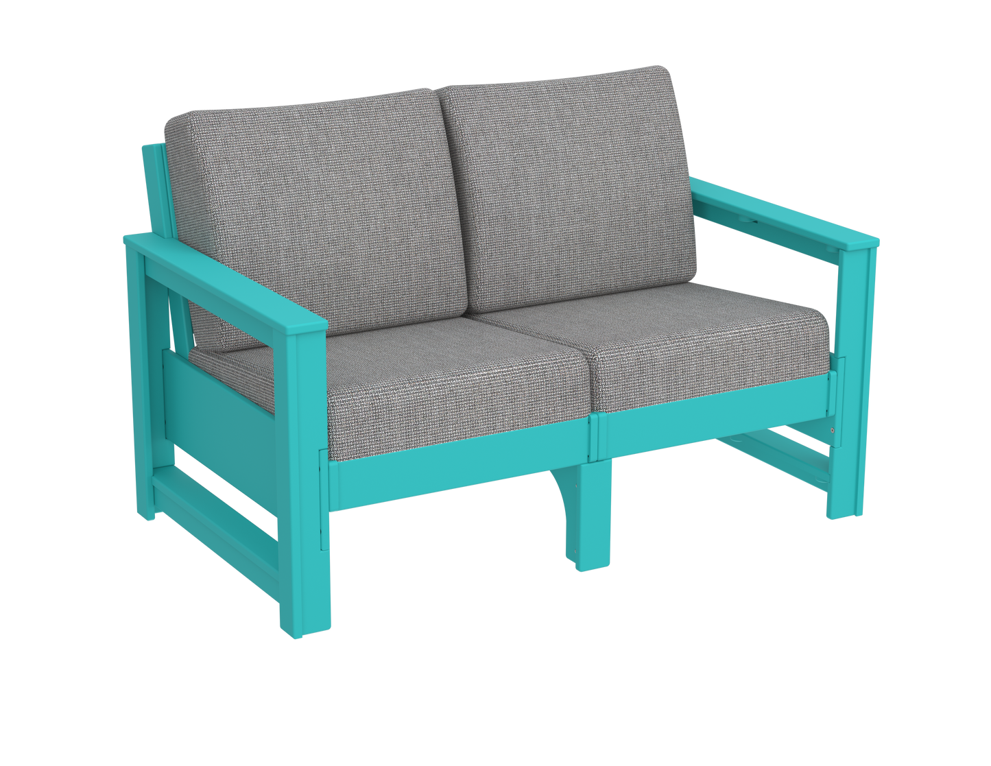 Modern Outdoor Loveseat