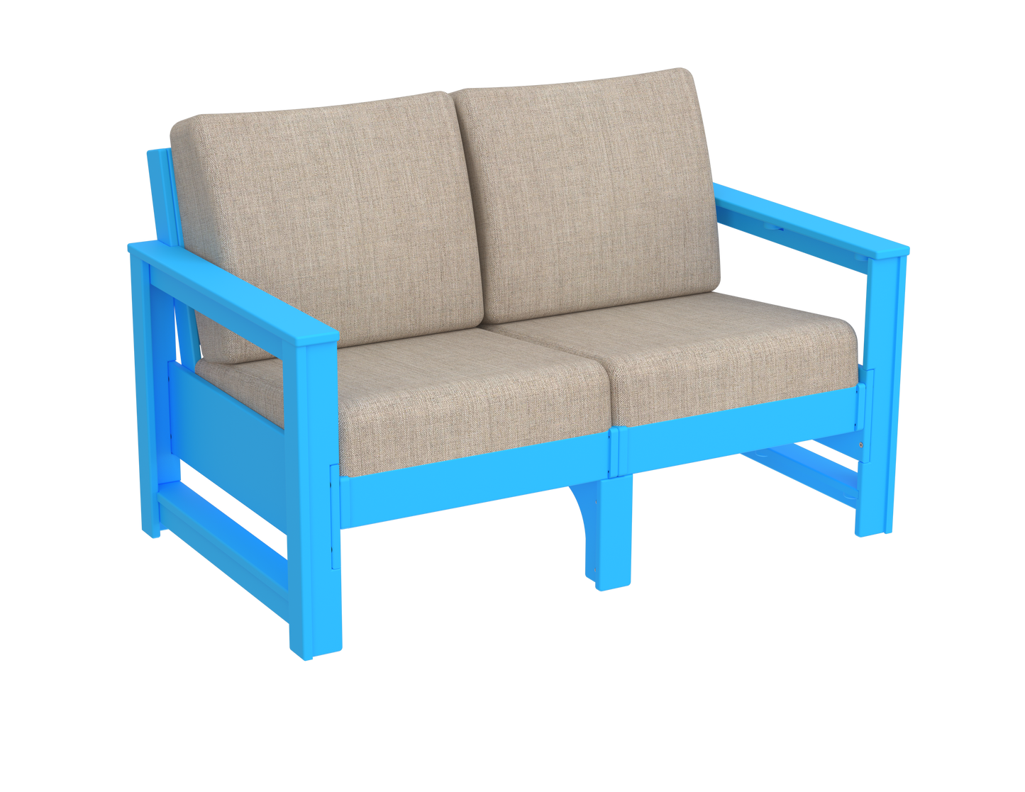 Modern Outdoor Loveseat
