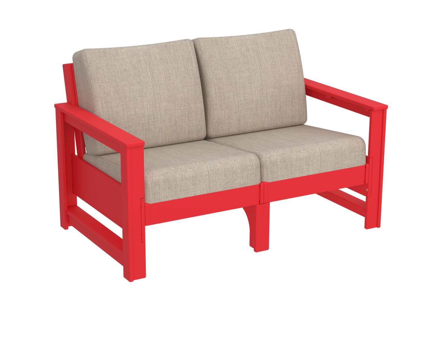 Modern Outdoor Loveseat