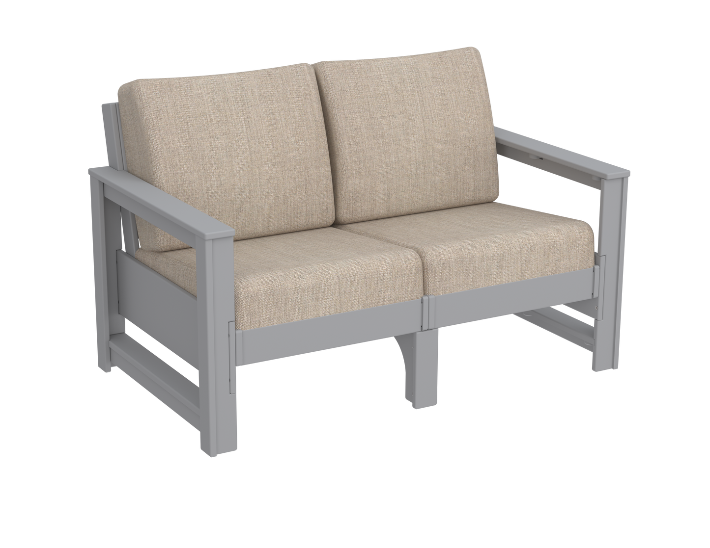 Modern Outdoor Loveseat