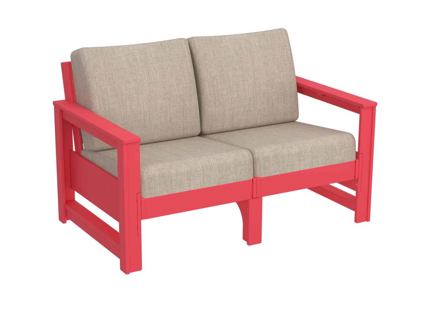 Modern Outdoor Loveseat