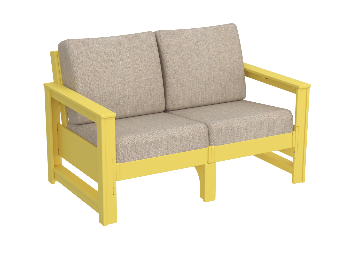Modern Outdoor Loveseat