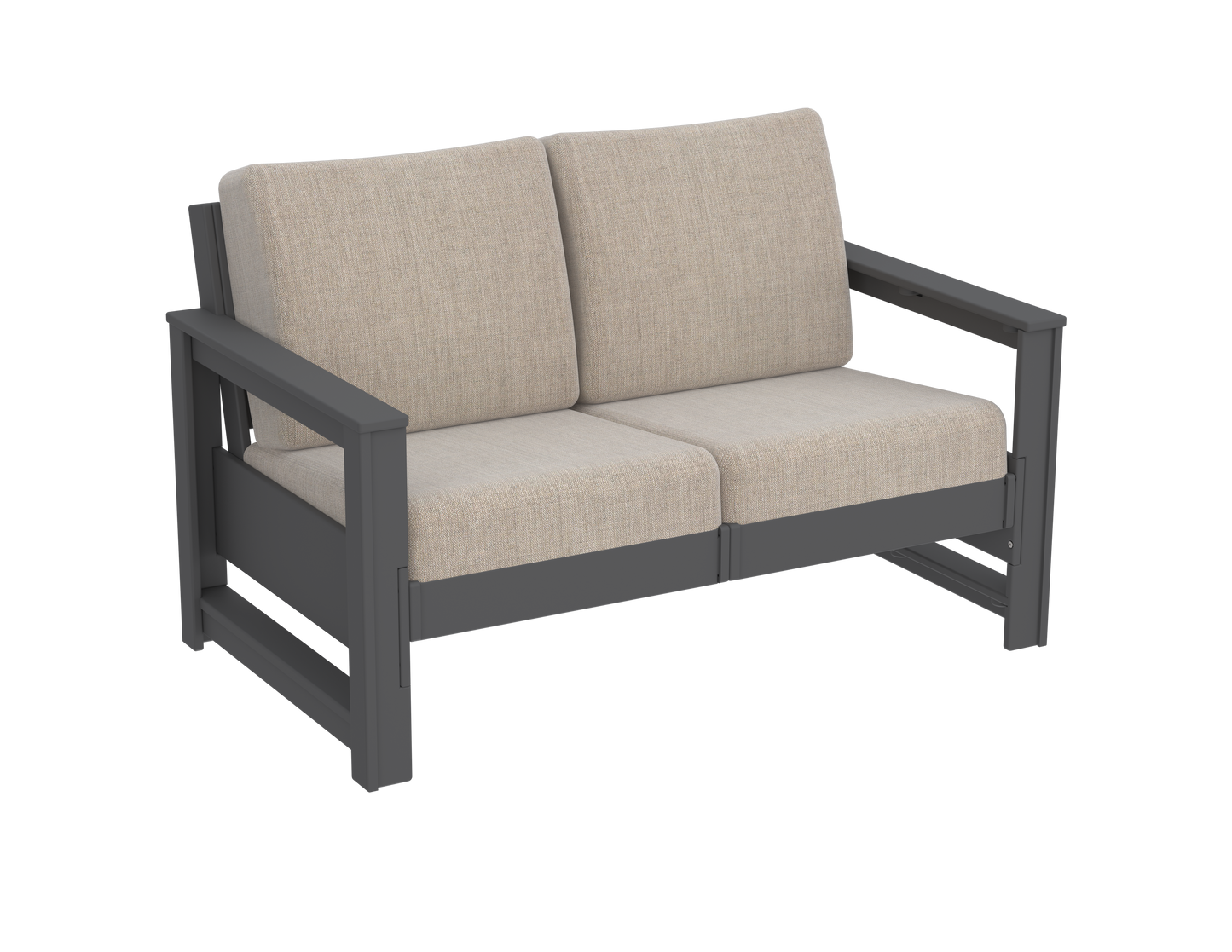 Modern Outdoor Loveseat