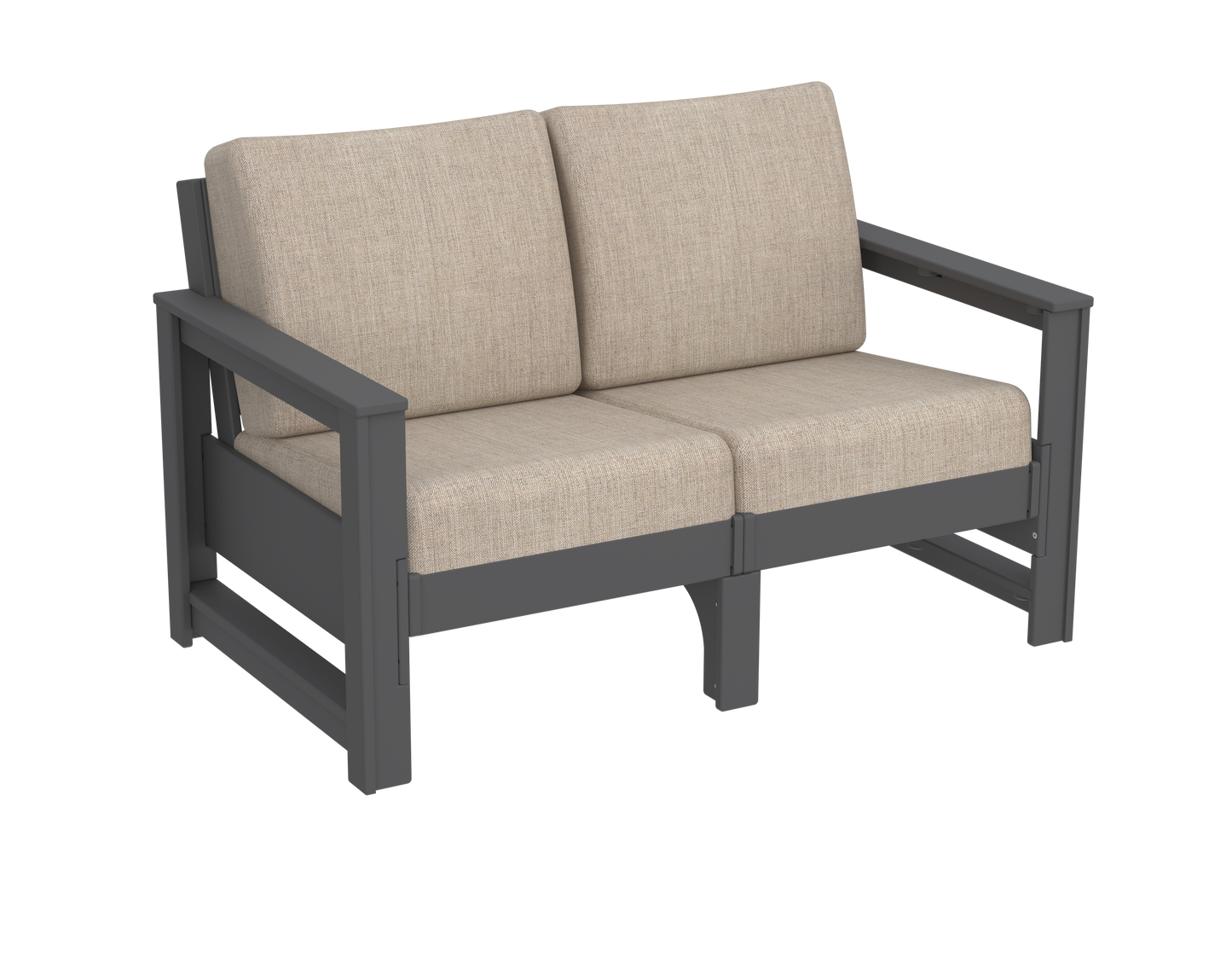 Modern Outdoor Loveseat