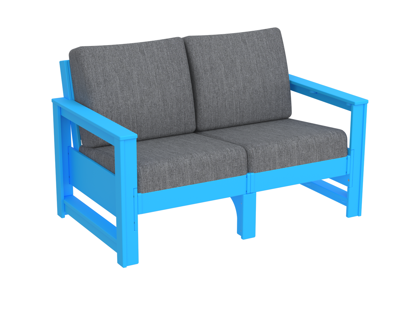 Modern Outdoor Loveseat